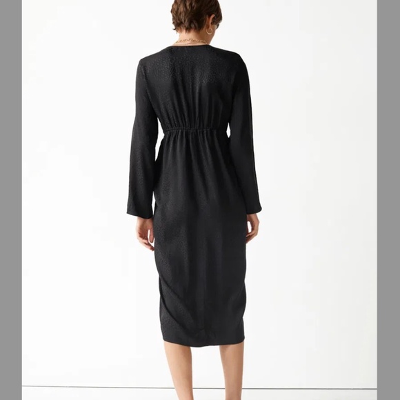 & OTHER STORIES Drawstring Midi Dress - Picture 2 of 4